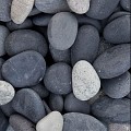 Beach Pebbles zwart (Castle Black) 16-25 mm. - 1 m³ BigBag á 1800 kg. ~