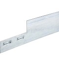 Mevosteel LxH 225x15,2 cm. Dikte 2 mm. verzinkt (incl. pennen) ~
