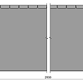 StraightCurve Flexline 216x56 cm. weervast staal (CorTen) (uitlopend 2026) ~