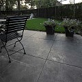 Brasilian Black tegel 60x60x3 cm. steeljet ~