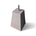 Poer grijs 1 huls M16 - 45x18/18x30/30 cm. ~