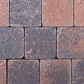 Kobbelstones getrommeld bruin-zwart 10,5x10,5x7 cm. ~