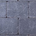 Kobbelstones getrommeld antraciet 28x21x7 cm. ~