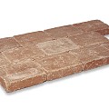 Kobbelstones getrommeld terracotta 28x21x7 cm. ~