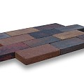 Kobbelstones getrommeld bont 42x21x7 cm. ~