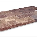 Kobbelstones getrommeld brons 42x21x7 cm. ~