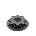 Solidor Tegeldrager Base, verstelbaar 50-80 mm (zonder bovenplaat)~