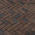 DF60 Bozen rood bruin zwart genuanceerd getrommeld ~