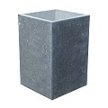 Blue Stone bloembak recht 60x60x60 cm. gezoet ~