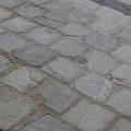 Kandla gres platine 10x10x8-10 grijs ~