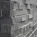 Supreme Slate steenstrip eind/hoekstuk 45/15x15x1-2,5 cm. ~