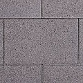 Kleurechte uitgewassen steen Kwartsiet Grey 30x20x6 cm. ~