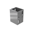 Dual Straight aluminium ondersteuning tbv schutting per 2 verpakt~