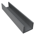 Dual Straight U profiel tbv betonplaat 182x4,2x3,5 cm Stone grey ~