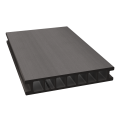 Dual Straight holle plank vlak houtnerf 400x16,2x2,8 cm Wenge Brown ~