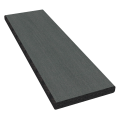 Dual Straight plint WPC 400x7,6x1 cm Graphite Black ~