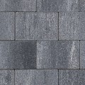 Strained Glacier Grey Hoek verband (5-hoekig 27x48x10 cm, 6-hoekig 28x28x10 cm) ~