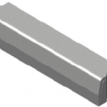 Trottoirband 18/20x20x100 grijs vis K ~