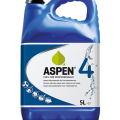 Aspen BLAUW 4 Alkylaatbenzine voor 4-tact motoren 5 ltr. kan ~