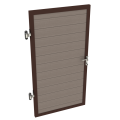 Dual Straight composiet deur 100x200 (BxH) Tropical Brown ~