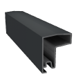 Dual Straight topprofiel aluminium