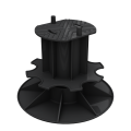 Dual Straight drager polypropyleen 140-170mm hoogte instelbaar tbv terrasplanken ~