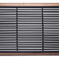 RiZZ Outdoor mat Anthracite with Teak 90x60 cm. Normal ~