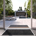 RiZZ Indoor Mat White Normal 90x60 cm. ~