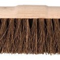 Gemeentebezem 45 cm ronde kop natuurvezel haren ~