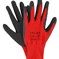 Handschoen PR werkhandschoen rood/zwart ~ AKTIE OP=OP ~