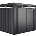 Berging Highline donkergrijs - dubbele deur