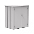 Terrasschrank Romeo Gr. L zilver metallic (132x87x140 cm) ~
