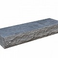 Traptrede Spotted Bluestone gezoet+facet 100x35x15 cm. zonder antislipstrook met breukruwe voorzijde