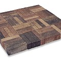 Dikformaat met facet brons 21x7x7 cm. ~