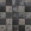 Strakstones grijs-zwart 10,5x10,5x7 cm. ~