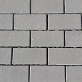 Seamstone 25x12,5x10 2/2 Grijs ~