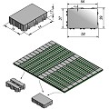Betontegel Stepstone Big 58x39x12 cm. 2/2 Grijs ~