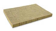 Dikformaat strak geel-witcement 20x6,5x6,5 cm. ~