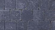 Kobbelstones getrommeld antraciet 10,5x10,5x7 cm. ~