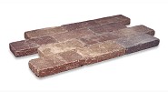 Kobbelstones getrommeld brons 42x21x7 cm. ~