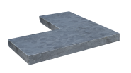 Hoek Blue Moon Honed Linea 50-15x50x3 cm ~