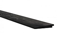 Douglas Zweeds rabat 1 zijde geschaafd. 1 zijde fijnbezaagd 1.1-2.7x19.5x300 cm zwart gedompeld ~