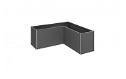 Kweekbed Belvedere MIDI Gr. L150 donkergrijs-metallic ~