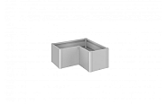 Kweekbed Belvedere MINI Gr. L100 zilver-metallic ~