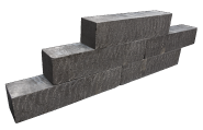 Blockstone Small 60x12x12 cm. Black ~