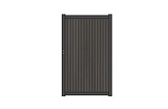 NTW Premium deur met alu frame verticaal Triple Silver Gray 97x186 cm. ~