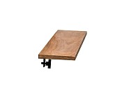 Houten Side Table Teakhout voor Vierkant Klein / Rechthoek Klein (met 2 poeder coated/rubber steunen