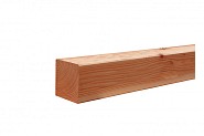 Douglas geschaafde paal. 19x19x300 cm onbehandeld ~