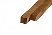 Azobe hardhouten paal fijnbezaagd. gepunt 8x8x350 cm ~