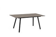 Natal Lounge Dining Table Trespa Dark Basalt Charcoal 150x76x68 cm. ~